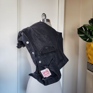 Levi's Western Vibe Black Jumpsuit Size 27 NEW!